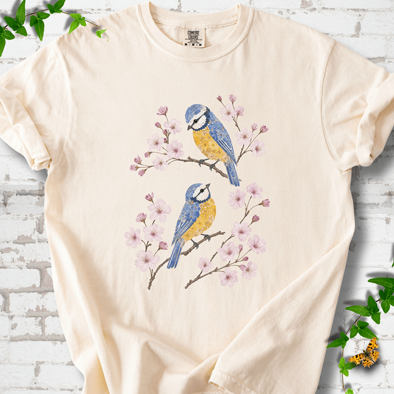 Wildflower Birds T-Shirt
