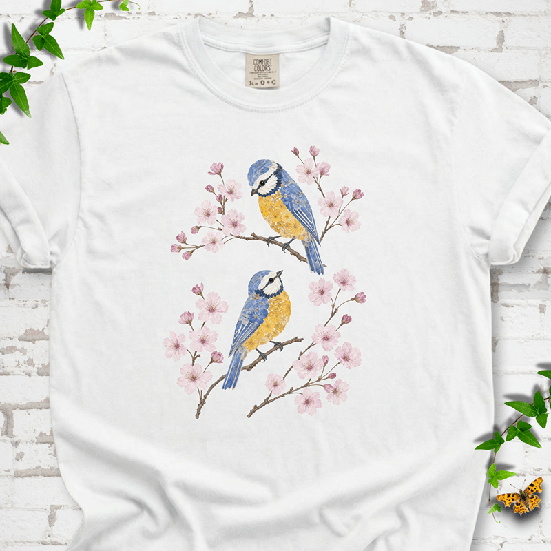 Wildflower Birds T-Shirt