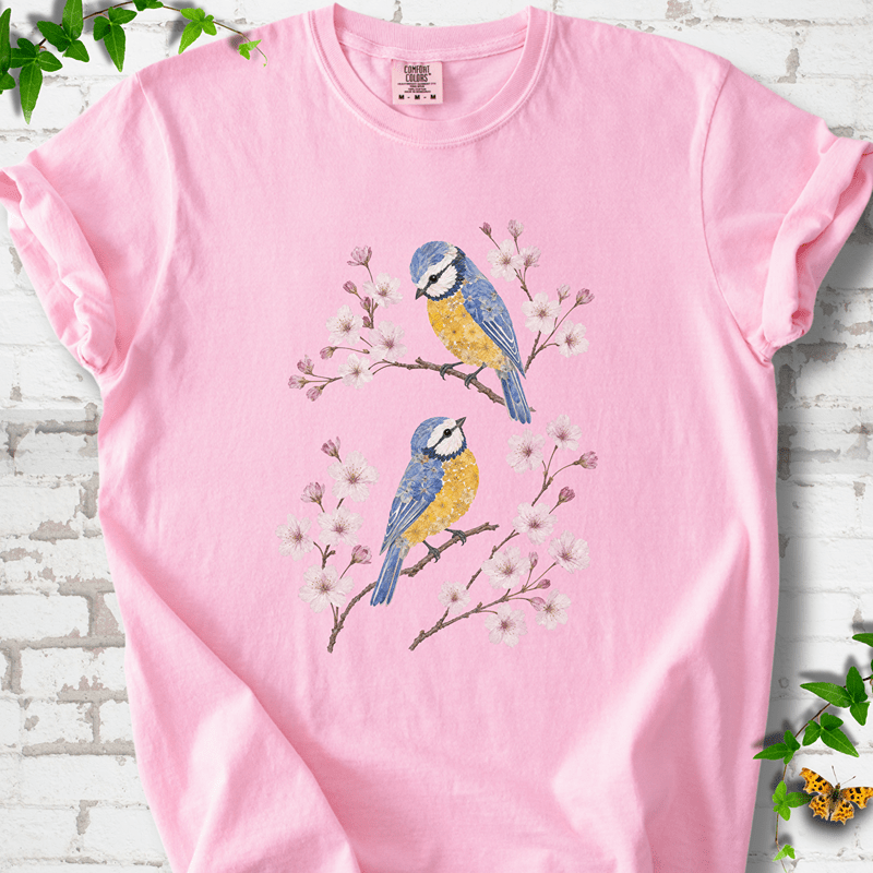 Wildflower Birds T-Shirt