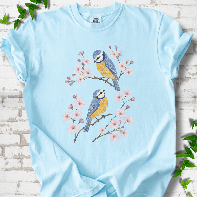 Wildflower Birds T-Shirt
