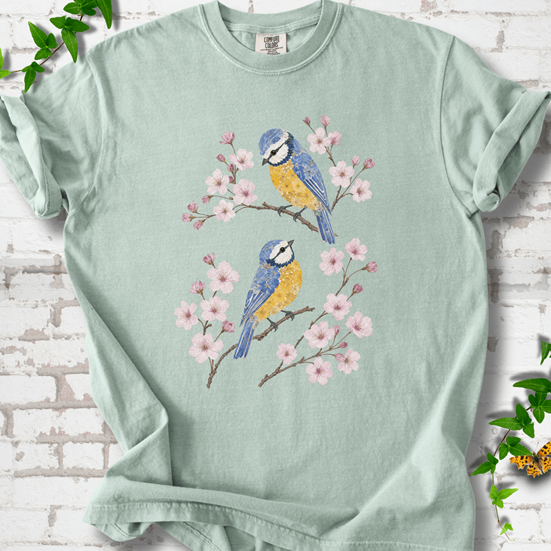 Wildflower Birds T-Shirt