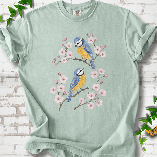 Wildflower Birds T-Shirt