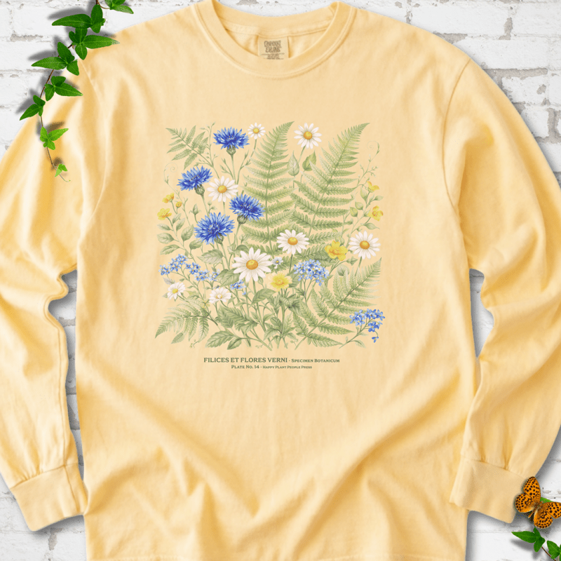 Ferns & Flowers LS T-Shirt