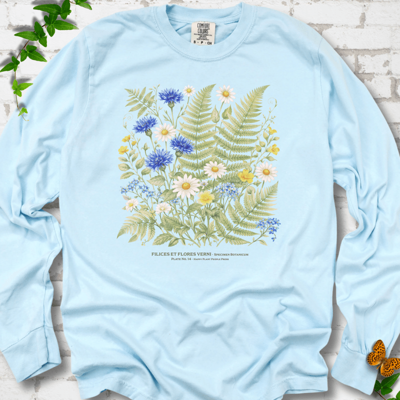 Ferns & Flowers LS T-Shirt
