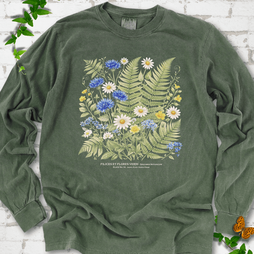Ferns & Flowers LS T-Shirt