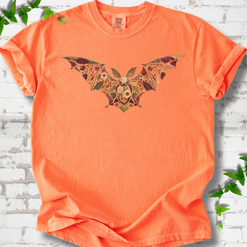 Pressed Flower Bat T-Shirt