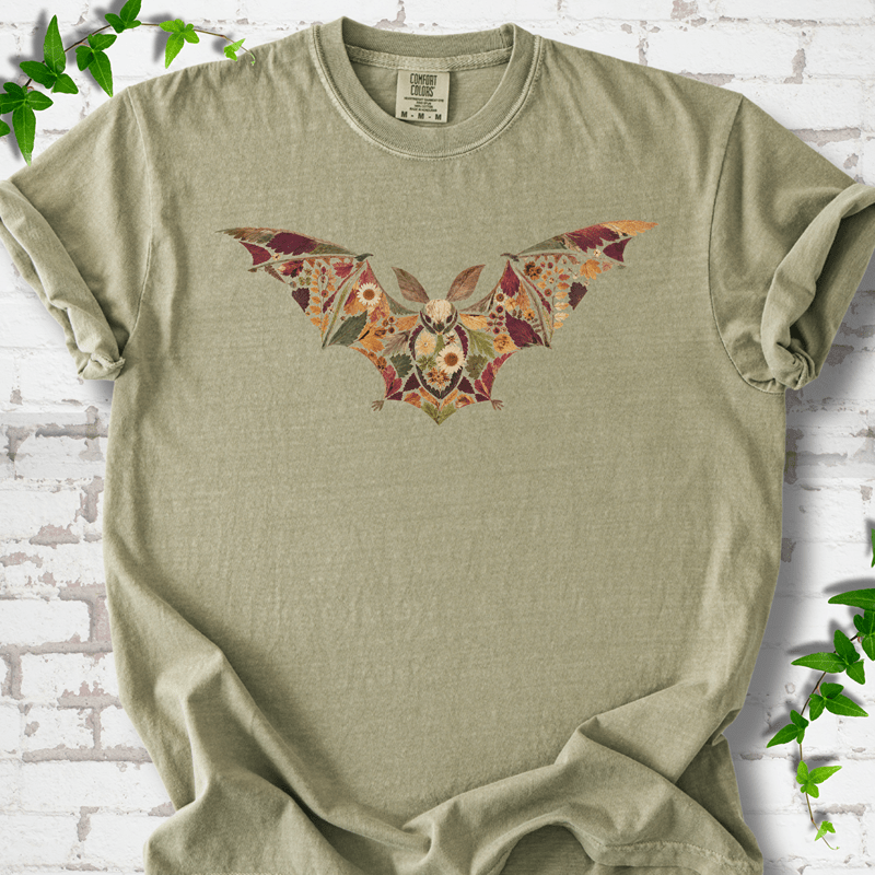 Pressed Flower Bat T-Shirt