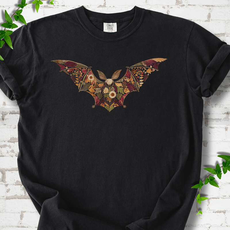 Pressed Flower Bat T-Shirt