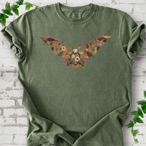 Pressed Flower Bat T-Shirt