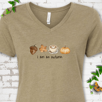 i am an autumn V-Neck T-Shirt