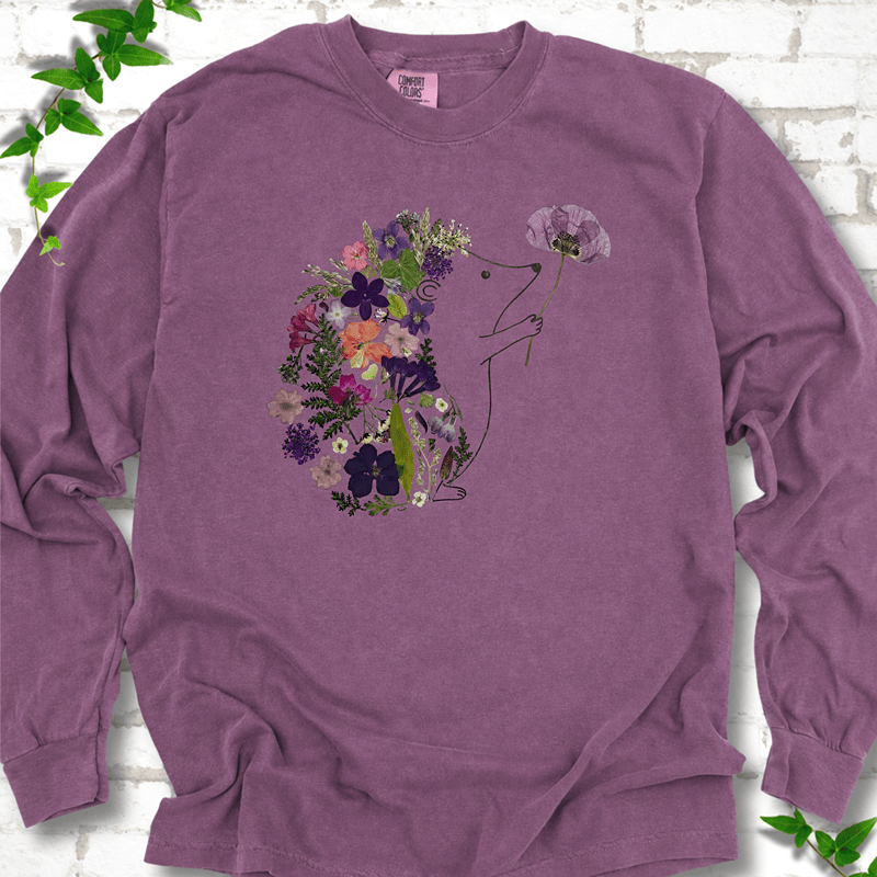 Wildflower Hedgehog LS T-Shirt