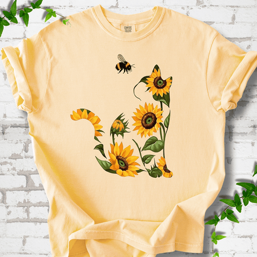 Sunflower Cat T-Shirt
