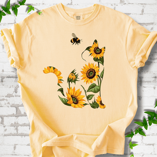 Sunflower Cat T-Shirt