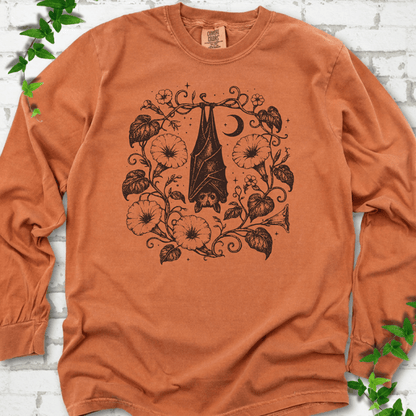 Moon Garden Bat LS T-Shirt