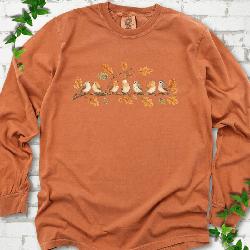 Fall Feathered Friends LS T-Shirt