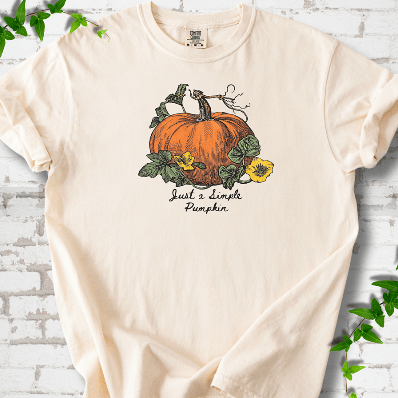 Just a Simple Pumpkin T-Shirt