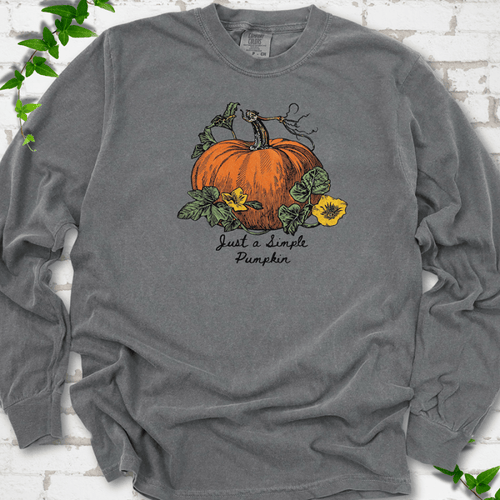 Just a Simple Pumpkin LS T-Shirt