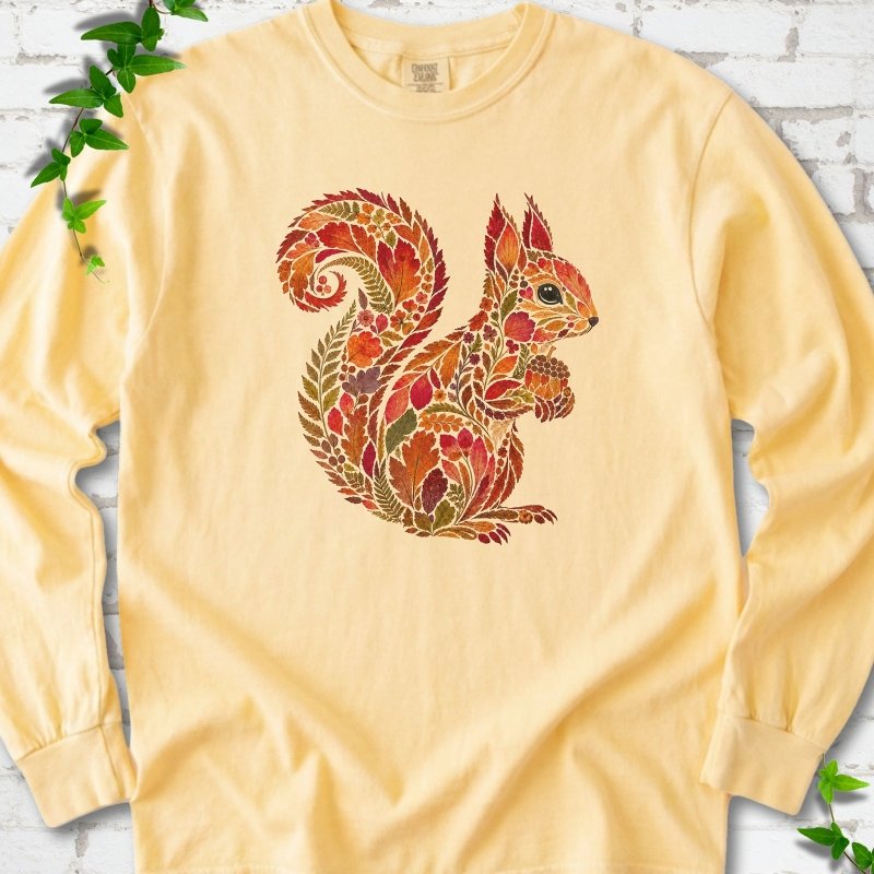 Autumn Squirrel LS T-Shirt