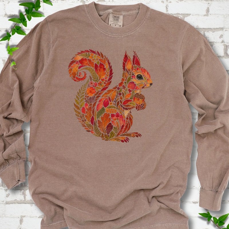 Autumn Squirrel LS T-Shirt