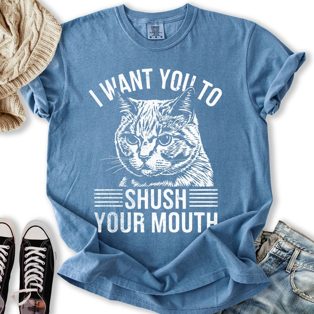 Shush Your Mouth Relaxed Tee