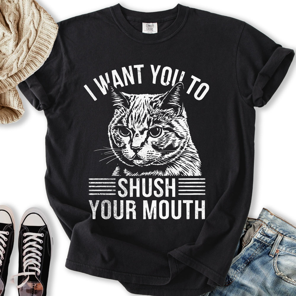 Shush Your Mouth Relaxed Tee