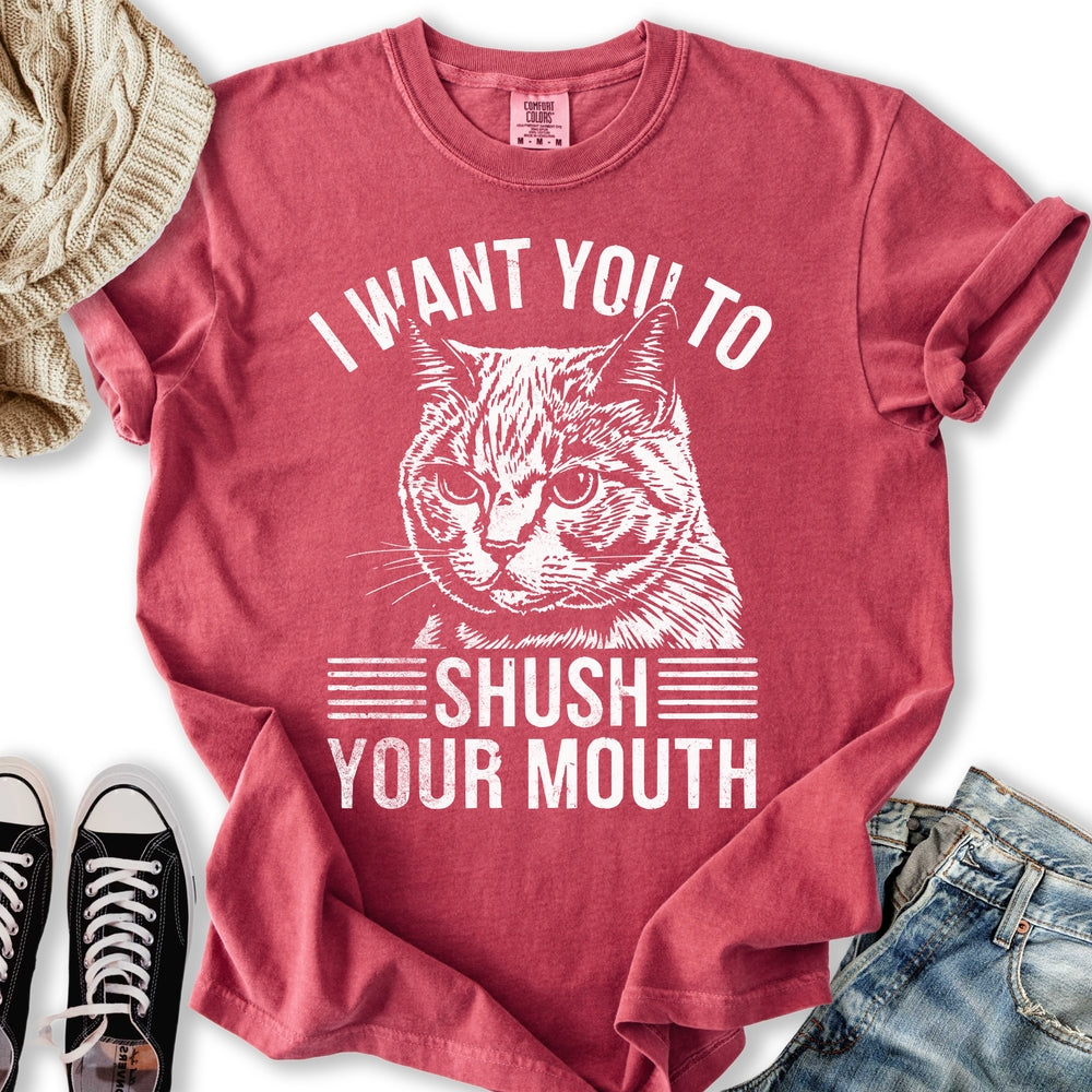 Shush Your Mouth Relaxed Tee