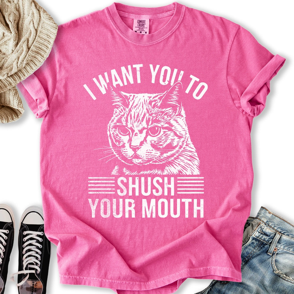 Shush Your Mouth Relaxed Tee