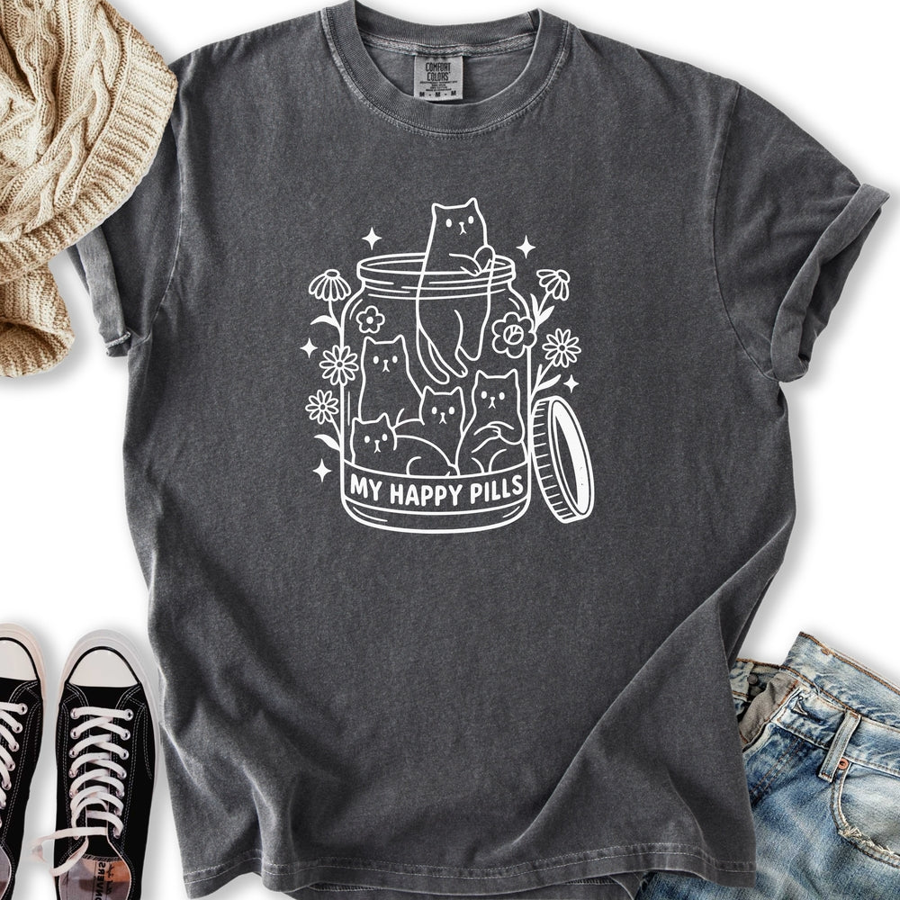 Happy Pills Cat Relaxed Tee