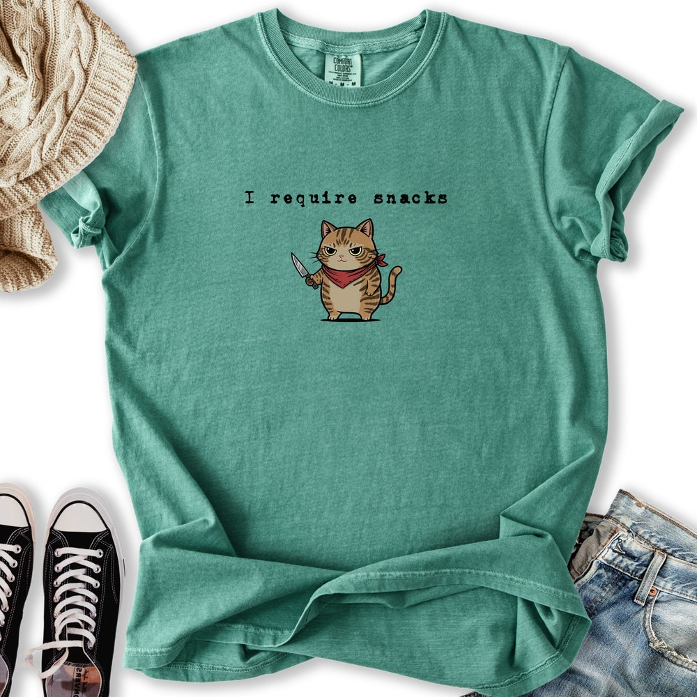 I Require Snacks Relaxed Tee