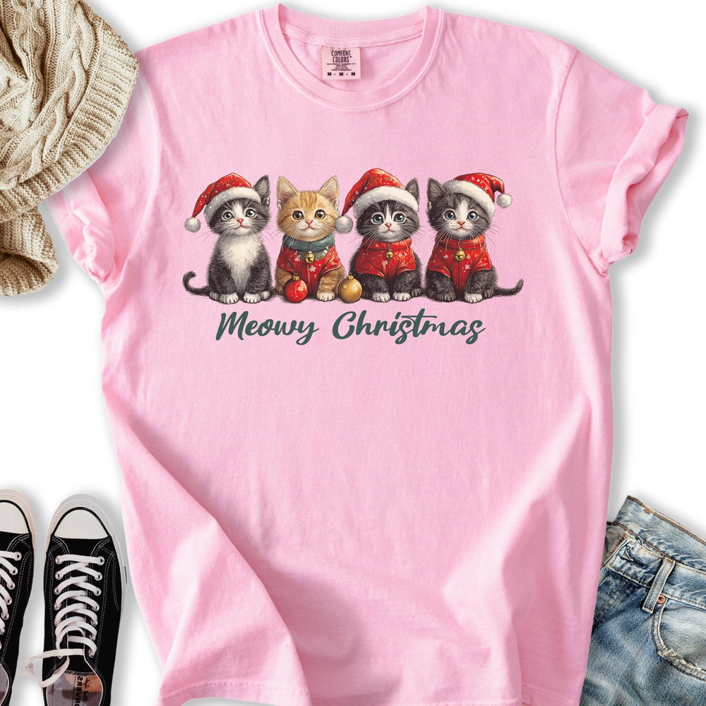 Christmas Cats Relaxed Tee