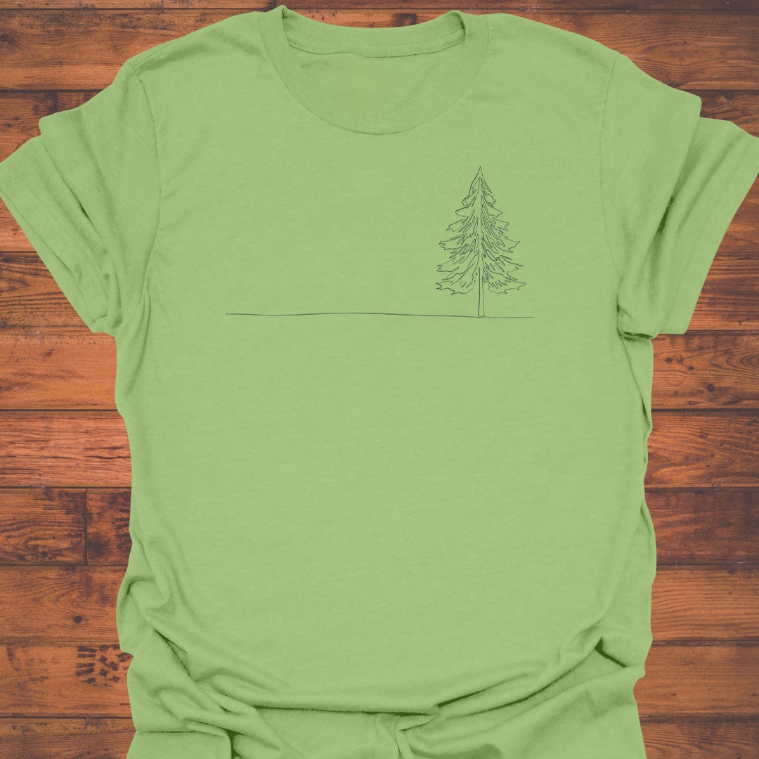 Lone Fir Silhouette T-Shirt