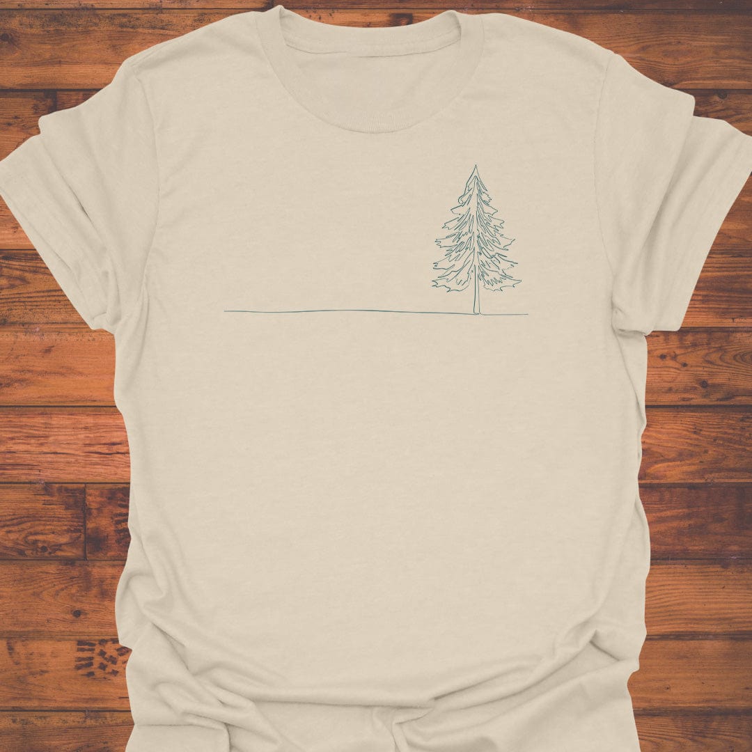Lone Fir Silhouette T-Shirt