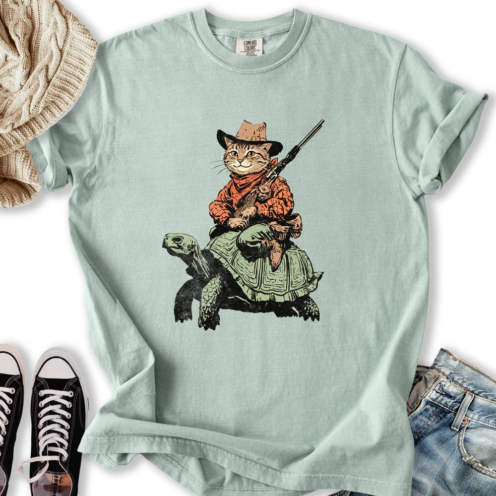 Cowboy Cat Rider Relaxed Tee