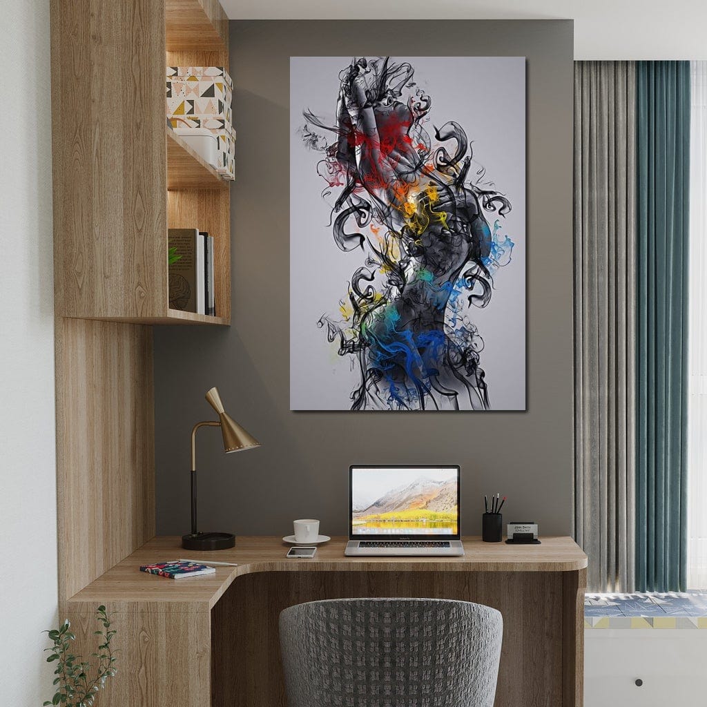 The Smoke Collection 02 Canvas Wall Art