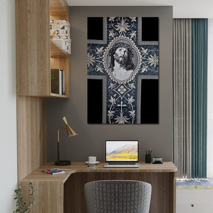 Jesus Christ Cross Canvas Wall Art