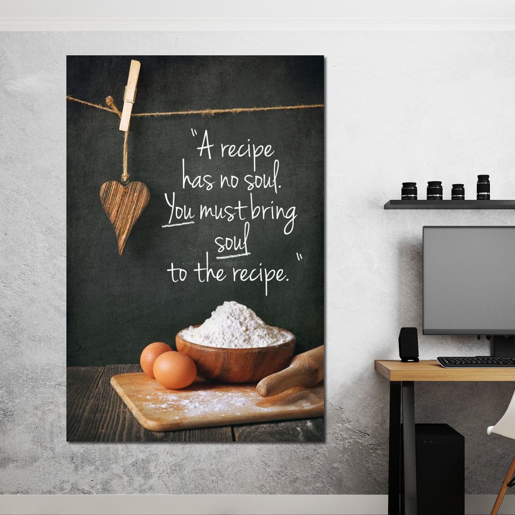 Kitchen Quote Canvas Wall Art
