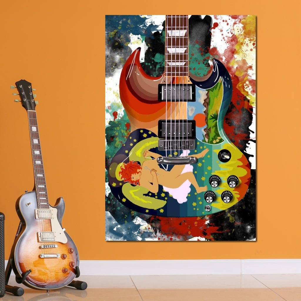 Eric Clapton's Solid Guitar Canvas Wall Art