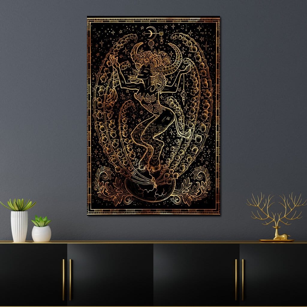 Zodiac sign Taurus Canvas Wall Art