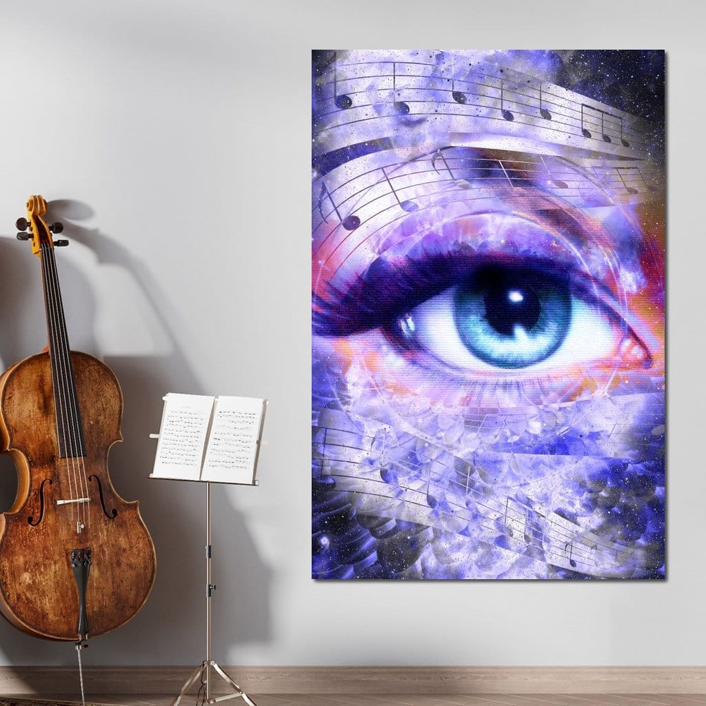 Musical Eye Canvas Wall Art