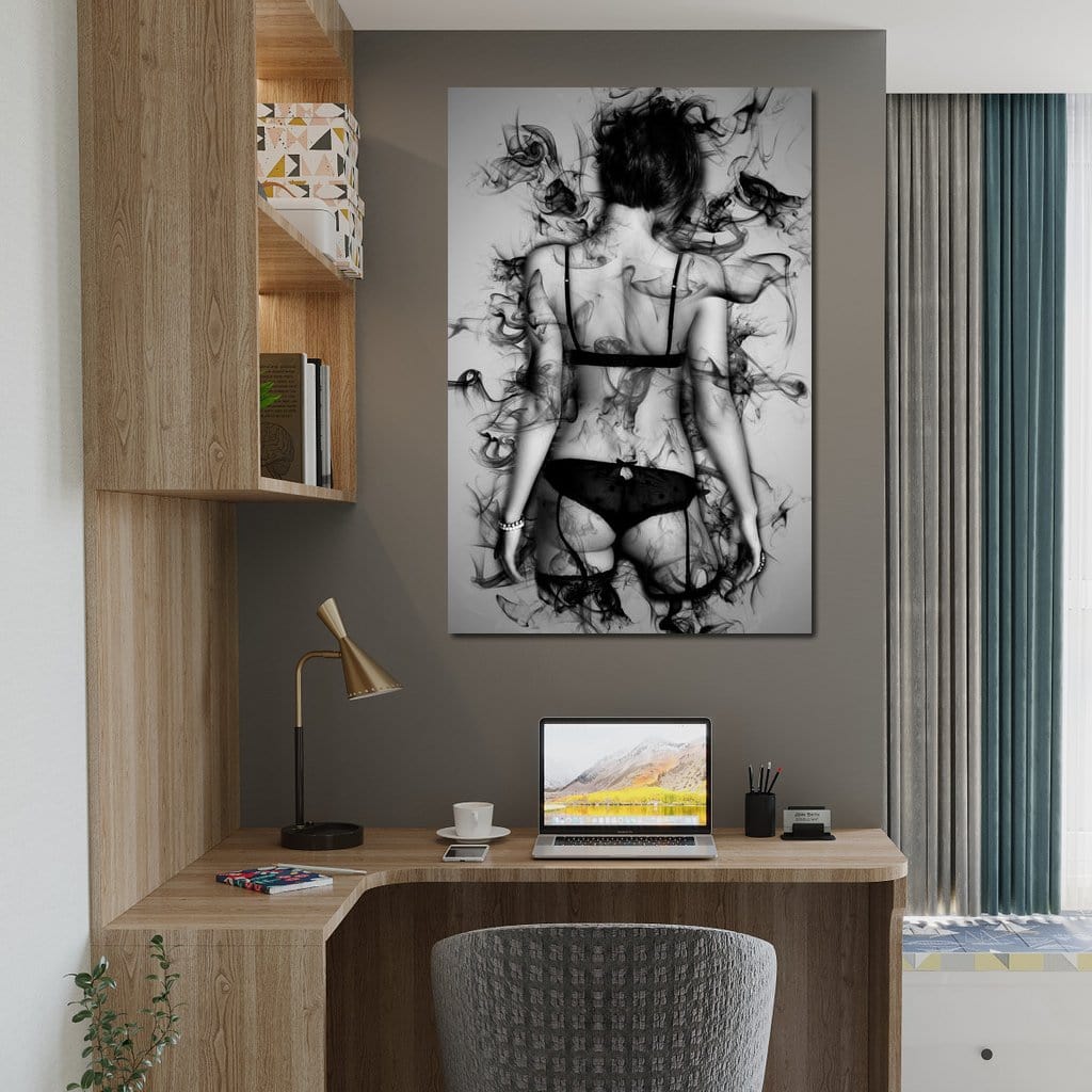 The Smoke Collection 04 Canvas Wall Art