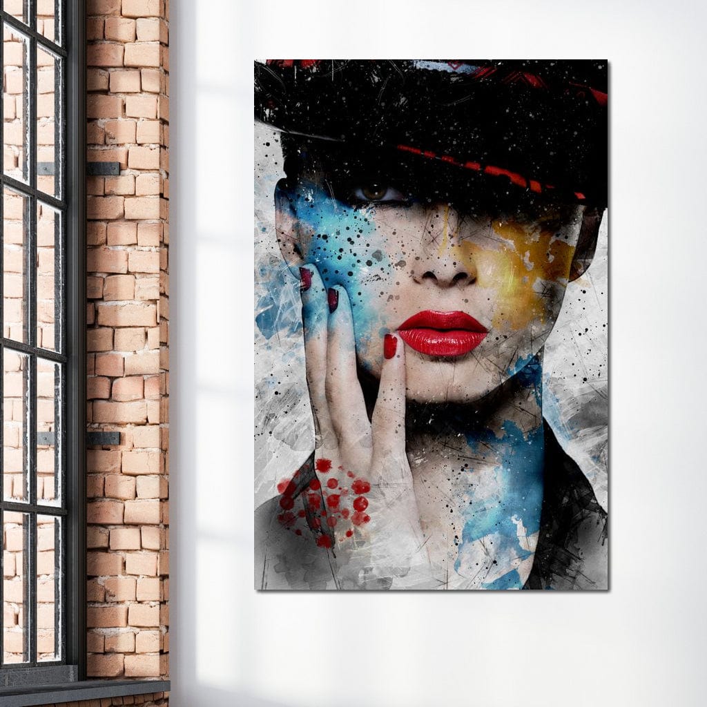 Fashion Portrait Canvas Wall Art