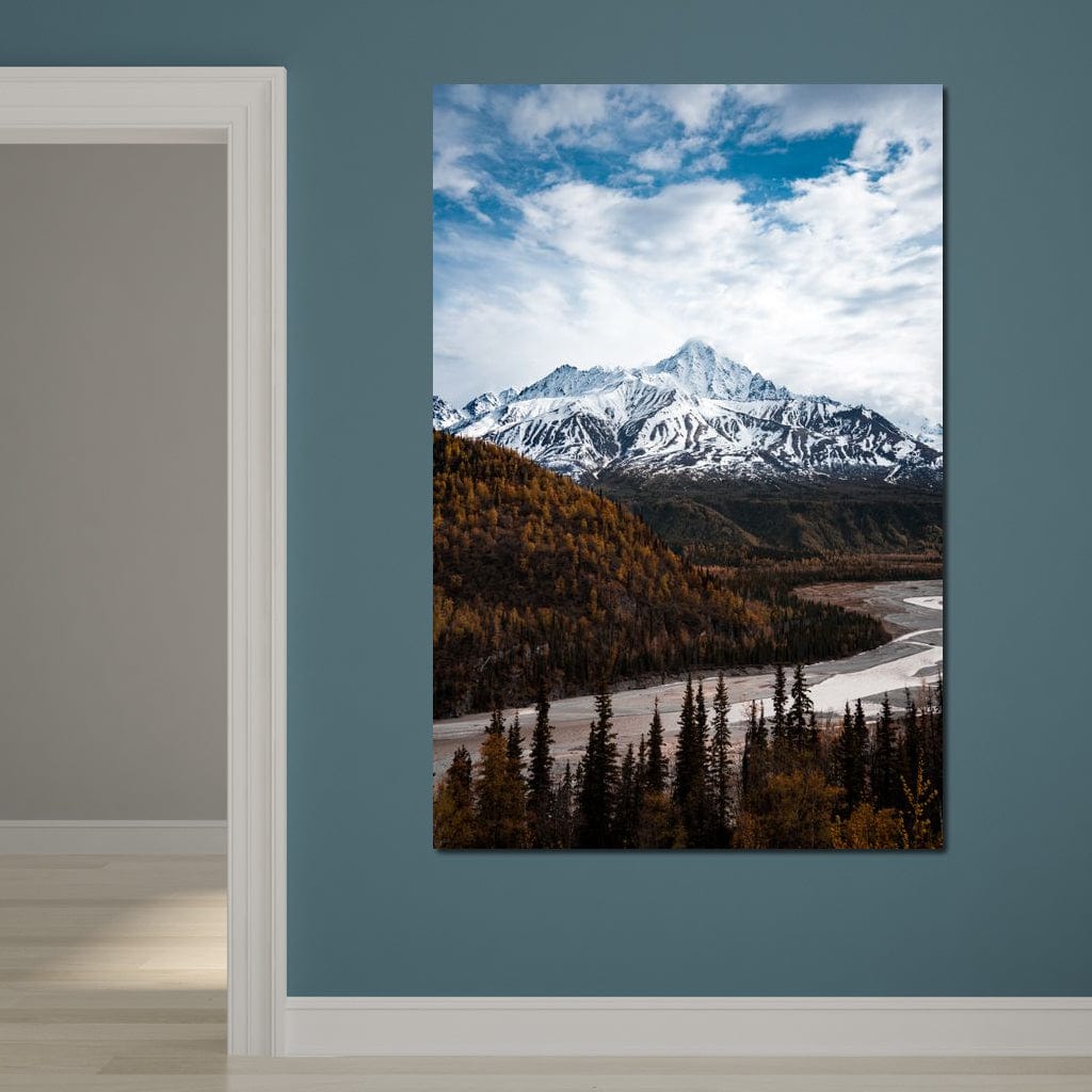Alaskan Autumn Canvas Wall Art