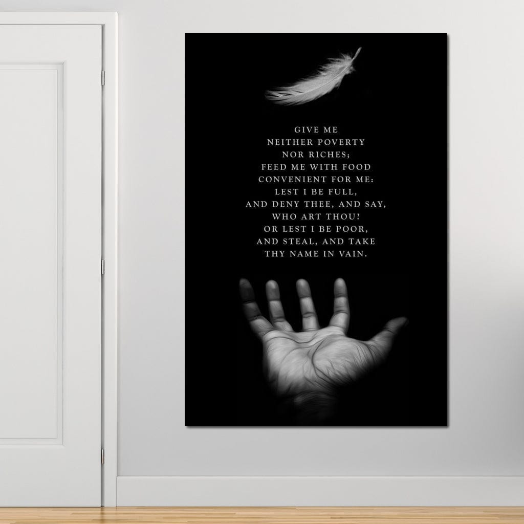 Just Give Me Peace Canvas Wall Art