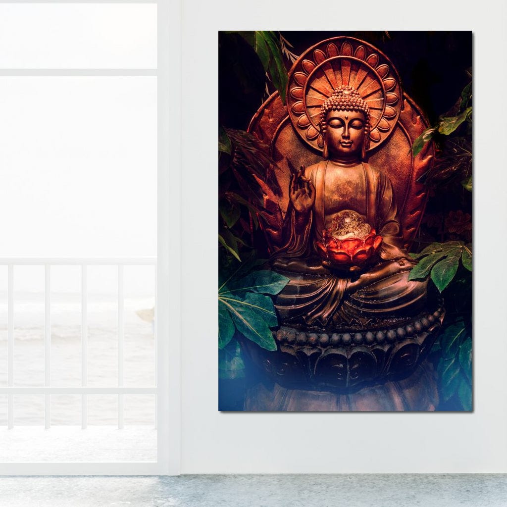 Zen Buddha Meditation Canvas Wall Art