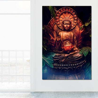 Zen Buddha Meditation Canvas Wall Art