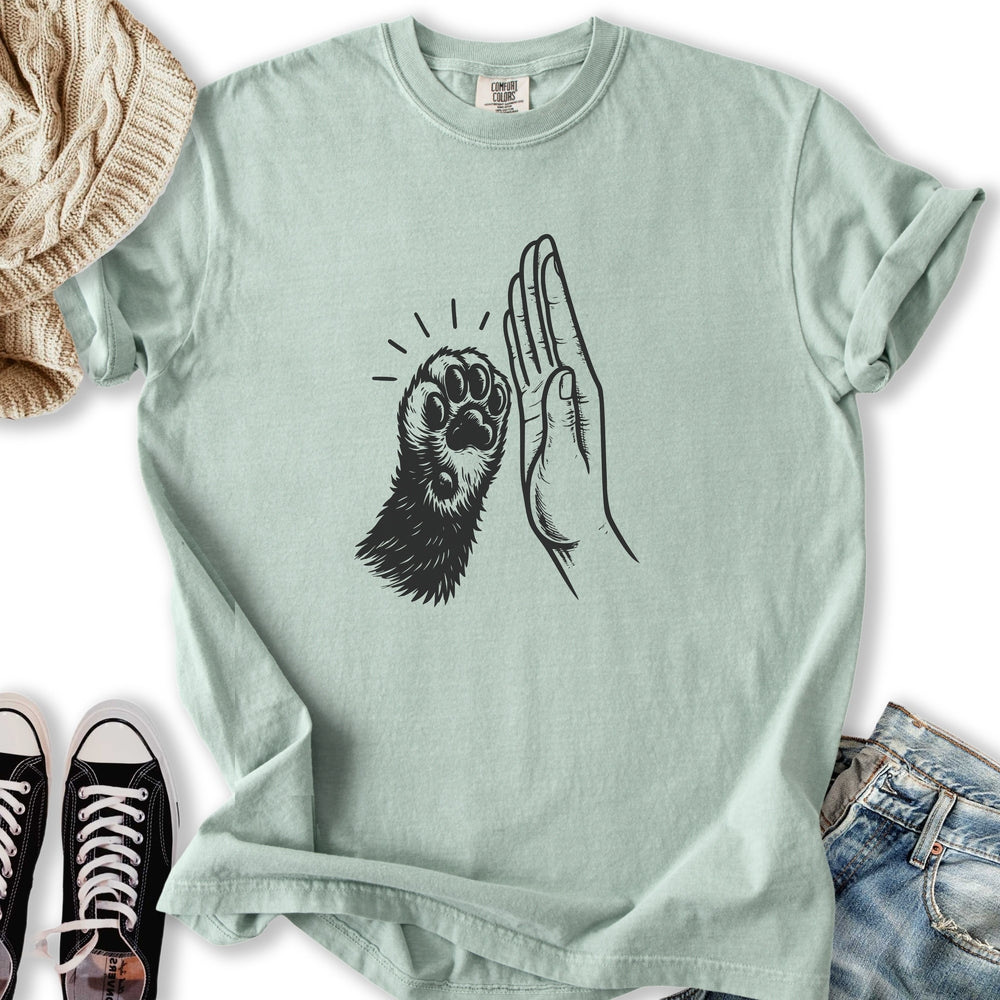 Cat High Five Relaxed Tee