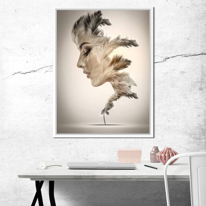 Feathers Canvas Wall Art