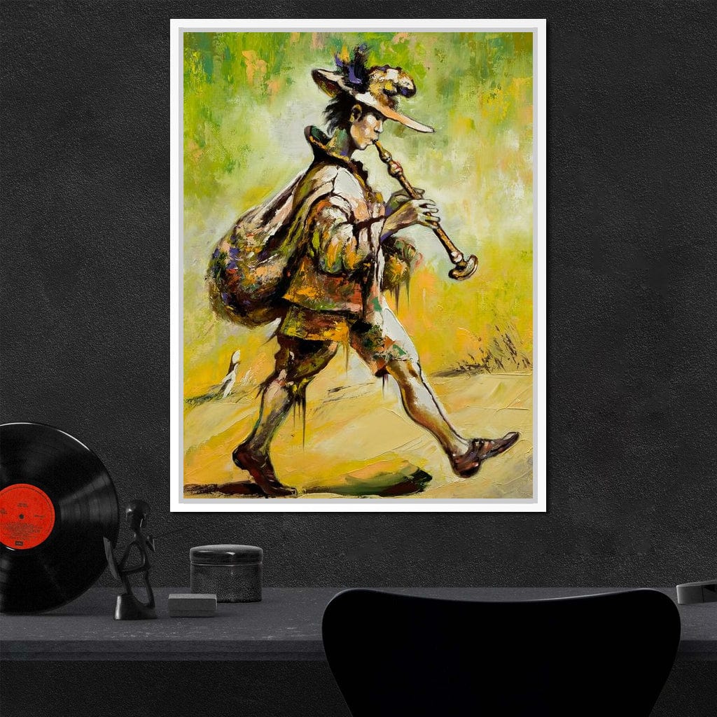 Wandering Troubadour Canvas Wall Art