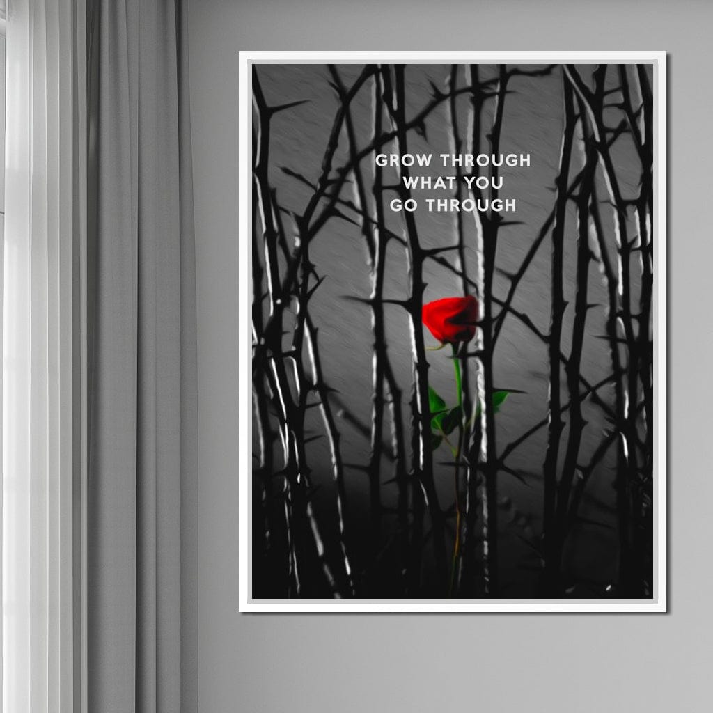 Grow Through Canvas Wall Art