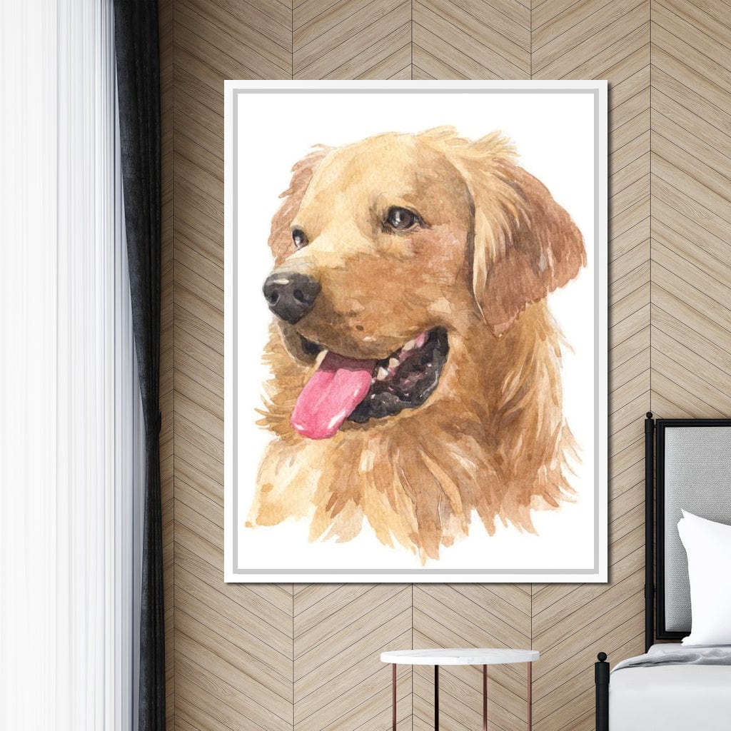 Golden Retriever Canvas Wall Art